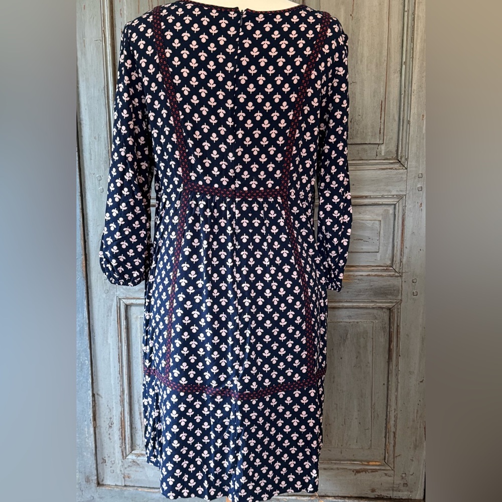 Boden US12 navy and pink dress - Picture 4 of 6